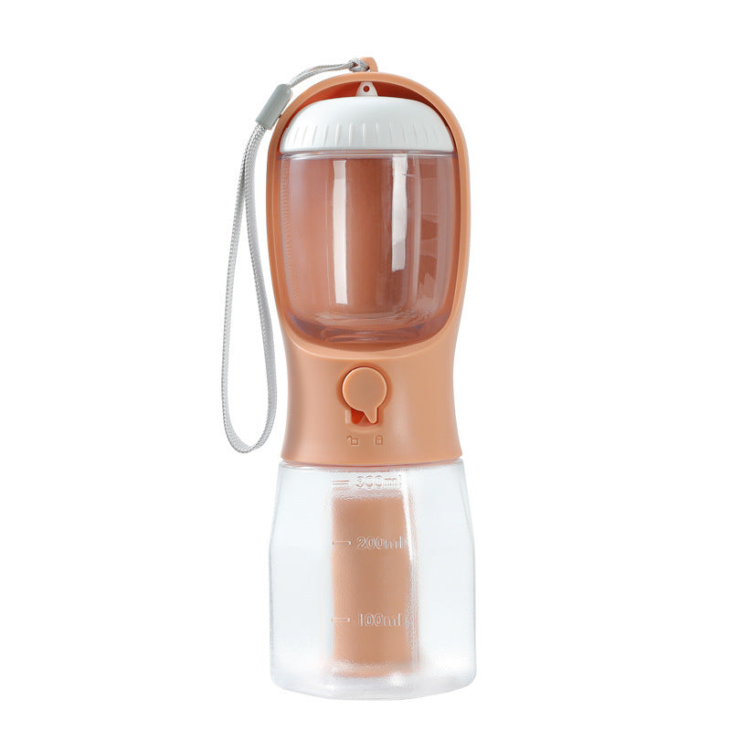 Botella 3 en 1 para Perros – Agua, Comida y Bolsas