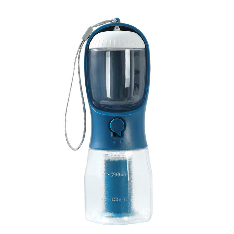 Botella 3 en 1 para Perros – Agua, Comida y Bolsas
