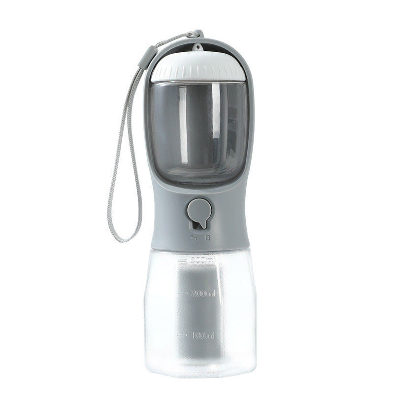 Botella 3 en 1 para Perros – Agua, Comida y Bolsas