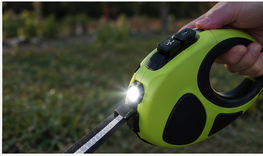 Correa verde con luz LED